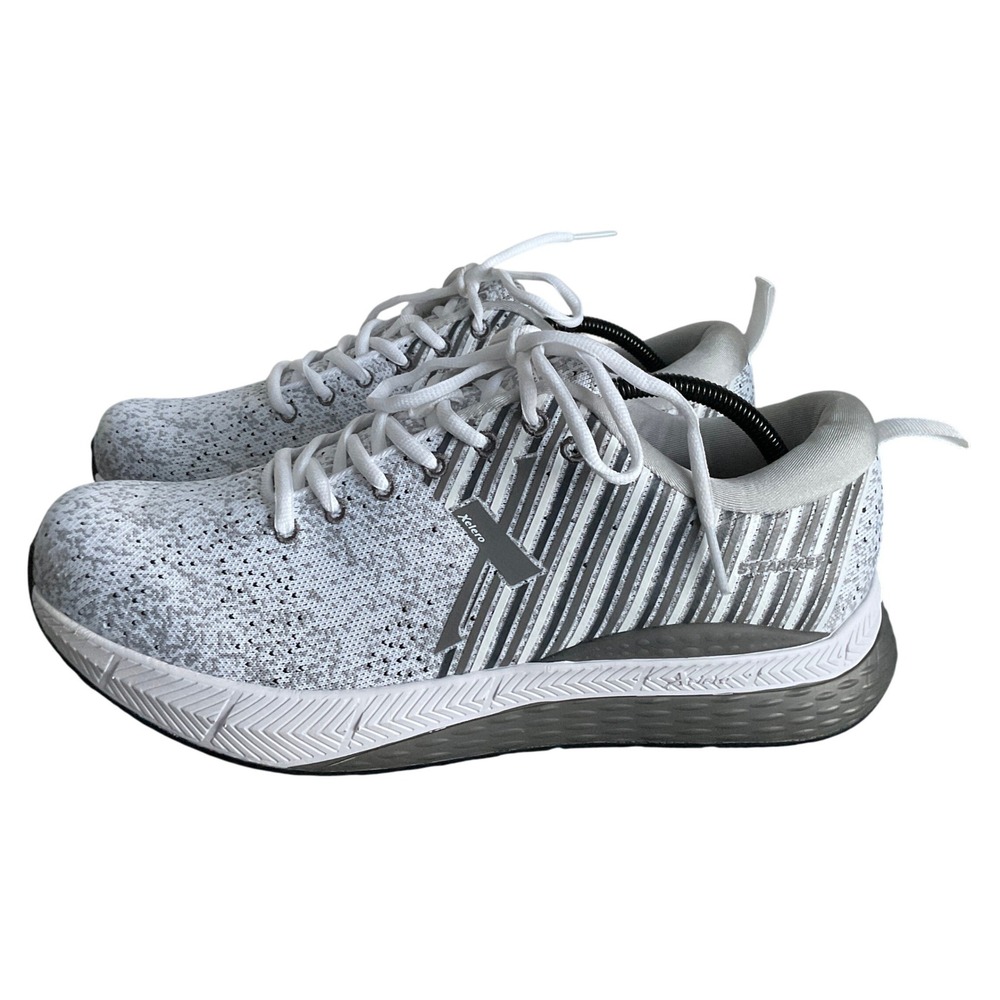 Xelero Steadfast Mens 11.5 White Grey Motion‎ Control Running Shoes X52806M